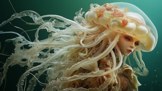 Psychedelic AI: Bringing Jelly Fish Creatures to Life with Interpolate