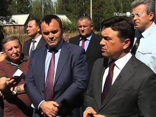 Андрей Воробьев пообщался с жителями Егорьевска
