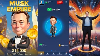 Новая криптовалютная игра в Telegram / Тапалка Ілона Маска / Musk Empire