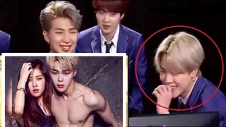 BTS reaction to JiRos Video (Fan made) Ros Jimin