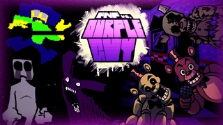 Страшные каракули  FNF - Vs Ourple Guy V3 MOD