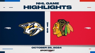 NHL Highlights | Predators vs. Blackhawks - October 25, 2024