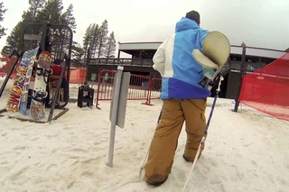 Candide Thovex in Boreal Mountain, CA