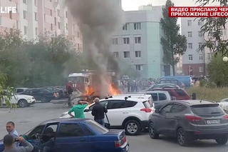 Взрыв ’Приоры’ в Новом Уренгое