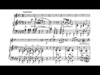 Sergei Taneyev - Canzona for clarinet and string orchestra (audio + sheet music)