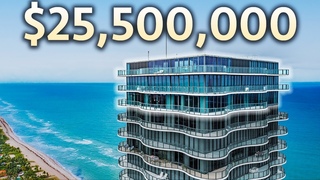 Внутри трехуровневого пентхауса на берегу океана в Майами за 25 500 000 долларов