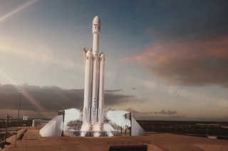 Falcon Heavy Animation