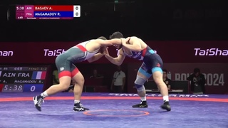 Arslan BAGAEV (AIN) vs. Rakhim MAGAMADOV (FRA) | U23 EURO CHAMPIONSHIPS 2024 | Gold Medal | FS 86Kg