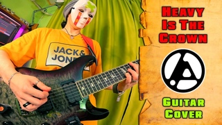 Linkin Park - Heavy Is The Crown | guitar cover, with solo + lesson | mike KidLazy