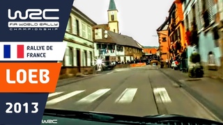 LOEB onboard Rallye de France 2013 Citron DS3 WRC. Loeb est le plus rapide! Stage 3