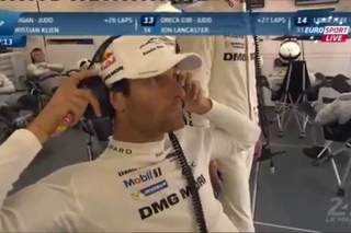 Webber reaction Le Mans 24h 2014