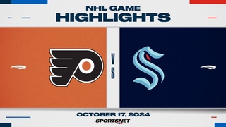 NHL Highlights | Flyers vs. Kraken - October 17, 2024