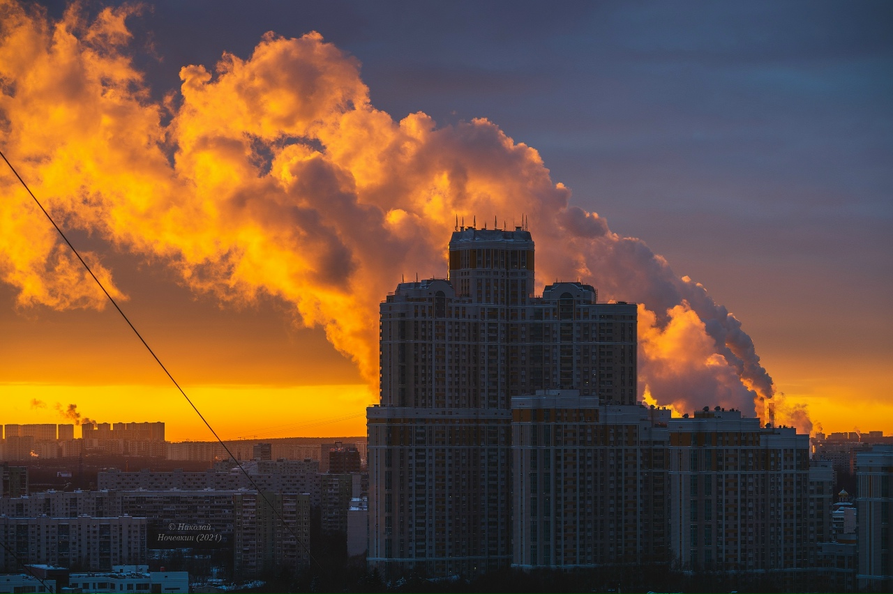 закат в москве сегодня