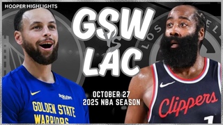Golden State Warriors vs LA Clippers Full Game Highlights | Oct 27 | 2025 NBA Season
