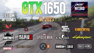 GTX 1650 Laptop Test in 14 Games i5 10300H