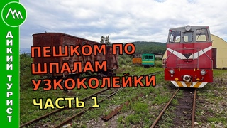 Ушёл ПО ШПАЛАМ узкоколейки в Богом забытое место. Часть 1. Хутор Кушинка, гора Оплепен