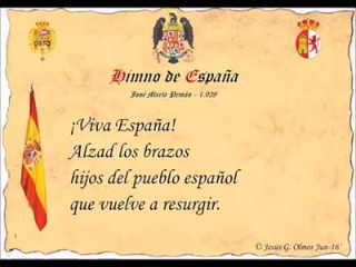 HIMNO NACIONAL DE ESPAA  (CON LETRA)
