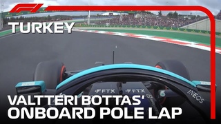 Valtteri Bottas’ Onboard Pole Lap | 2021 Turkish Grand Prix | Pirelli